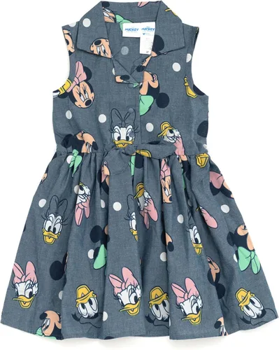 Miniatura 12 de Disney Vestido de falda con carril floral chambray para recién nacido hasta niños grandes (0-3 meses - 14-16)
