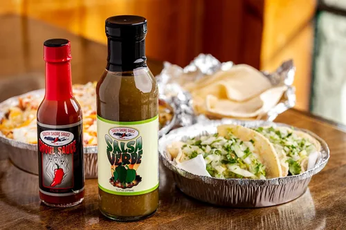 Miniatura 7 de SOUTH SHORE SAUCE Salsa picante gourmet SALSA VERDE suave picante con jalapeños sin gluten, dulce fresco y refrescante, sabor de una sola porción
