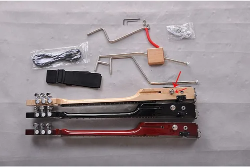 Miniatura 2 de Cuello de práctica de guitarra de bolsillo, ejercicio de dedo, herramienta de práctica de guitarra portátil para principiantes, entrenador