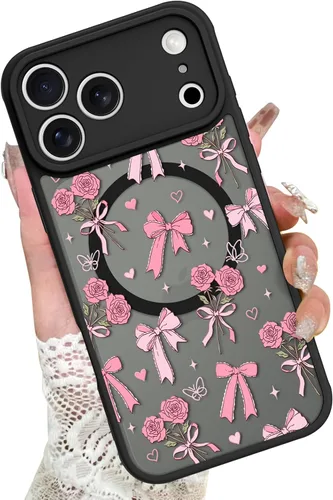Miniatura 85 de KANGHAR - Funda para iPhone 11 [Compatible con Magsafe] Patrón estampado de leopardo Lindo guepardo Funda protectora magnética para niñas, mujeres
