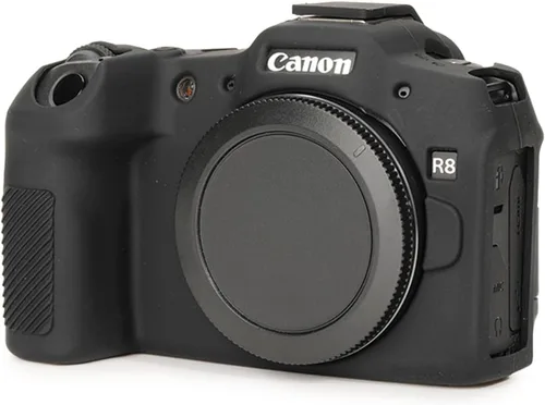 Miniatura 5 de Rieibi Funda protectora de silicona suave para cámara Canon EOS R8 EOSR8, funda ligera para cámara EOS R8, color negro