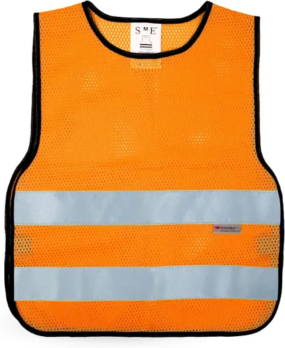 Miniatura 30 de Chaleco de seguridad SIFE para niños de 3 a 12 años, con tecnología compatible 3M, 6 colores - malla y punto Púrpura