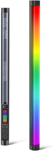 NEEWER TL60 - Luz de tubo RGB de 20W, varilla de iluminación LED RGBWW de color completo para fotografía de estudio, grabación, transmisión, control