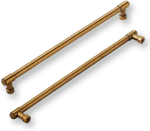 Miniatura 68 de khtumeware - Juego de 2 tiradores grandes para gabinete, diámetro 1-3/4 pulgadas, zinc resistente, para cajones, puertas y tocadores, color latón