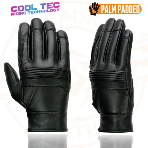 Miniatura 3 de Milwaukee Leather MG7536 - Guantes de mano de piel para hombre, color negro, con nudillos flexibles