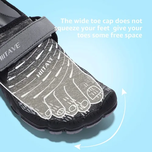 Miniatura 5 de HIITAVE Zapatos de agua para niños y niñas, de secado rápido, para deportes acuáticos, zapatos deportivos ligeros (niños pequeñosniños grandes)