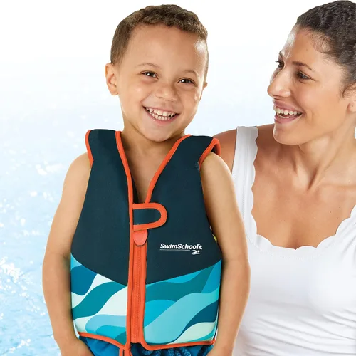 Miniatura 3 de SwimSchool Chalecos de Entrenamiento de Natación para Niños para Niños Pequeños de 2 a 6 Años – Niños/Niñas – Varios Colores/Estilos – Flotadores