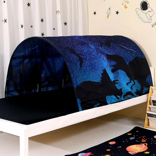 Miniatura 8 de Tienda de campaña para niños Lucky castle Bed Tent plegable casa de juegos para niños, tiendas de campaña para niñas y niños, toldo para dormir