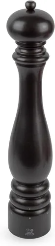 u'Select - Molinillo de pimienta manual de madera, color negro satinado, 15.7 in - 16 pulgadas