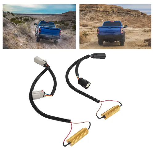 Miniatura 5 de EVGATSAUTO Arnés de conversión de luz trasera LED para LTZ 2016 2017 2018, 2 unids adaptador conector de cableado