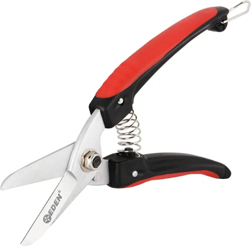 Miniatura 6 de Eden 39006 Tijeras de corte de derivación duraderas, diámetro de corte de 1/4 pulgadas para tallos y ramas, acero al carbono alto, agarre ergonómico