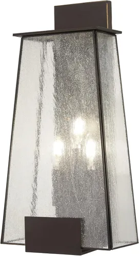 Miniatura 5 de Minka Lavery Lámpara de pared exterior 72601-226 Bistro Dawn - Farol de pared exterior, 1 luz de 100 vatios, bronce