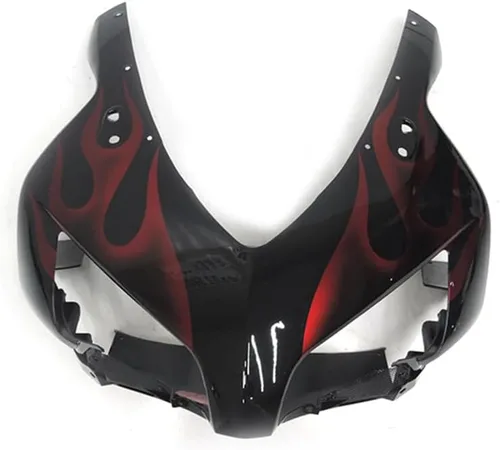 Miniatura 3 de Kit de carenado de plástico ABS apto para Honda CBR1000RR 2004 2005 carenados de inyección negro con carrocería de llama roja Strong & Durable ABS