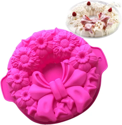 Miniatura 10 de FantasyDay Molde de silicona para tartas de cumpleaños de 13 pulgadas, moldes para hornear pasteles de fiesta para tu postre de cumpleaños, #7