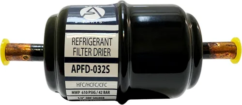 Appli Parts APFD-032S 1/4 pulg Filtro Secador de Línea Líquida Refrigerante AC hvac Refrigeración 032S ODF Suelda por Sudoración conexión universal