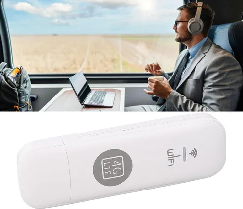 Miniatura 2 de VBESTLIFE 4G LTE USB WiFi Dongle y router de punto de acceso móvil, módem de viaje portátil con ranura para tarjeta SIM, soporte B1 3 5 7 8 20 28 38
