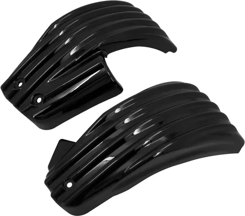 Cubiertas de carenado lateral de batería izquierda y derecha para Harley M8 Softail Breakout Fat Boy FXBR FXBRS 2018-2023 Negro