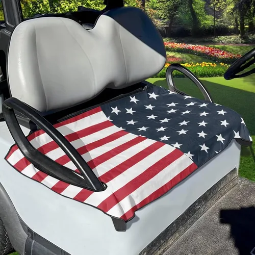 Miniatura 46 de AFPANQZ Toalla personalizada para cubierta de asiento de carrito de golf, añade tu texto, imagen, logotipo, nombre, protector de asiento de carrito