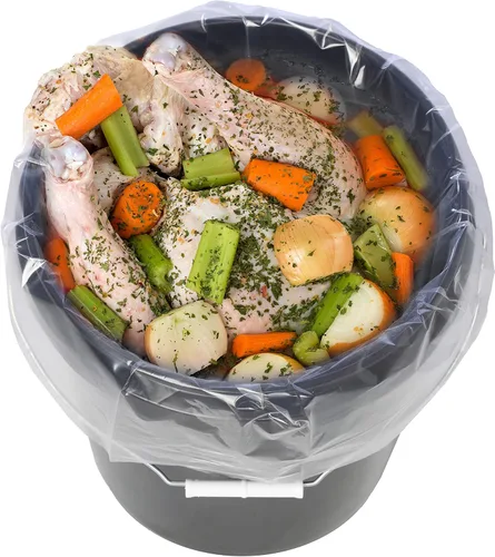 Miniatura 2 de Bolsas de revestimiento de cubo de 5 galones para marinar y salmuera, grado alimenticio, sin BPA, extra resistentes a prueba de fugas (paquete de 10)