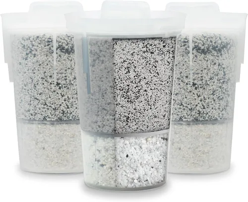Miniatura 9 de Reemplazo único de filtro de agua alcalina MINA de Santevia Filtro único de jarra de agua para el hogar que agrega minerales y produce agua