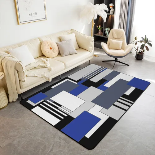 Miniatura 15 de Alfombra decorativa de fresa de 3 x 5 para niños, con estampado de frutas tropicales, para niños y niñas, alfombra con estampado de fresas dulces