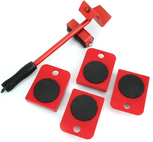Miniatura 5 de Garosa Herramienta de transporte elevador de muebles resistente con 4 deslizadores móviles para un fácil movimiento