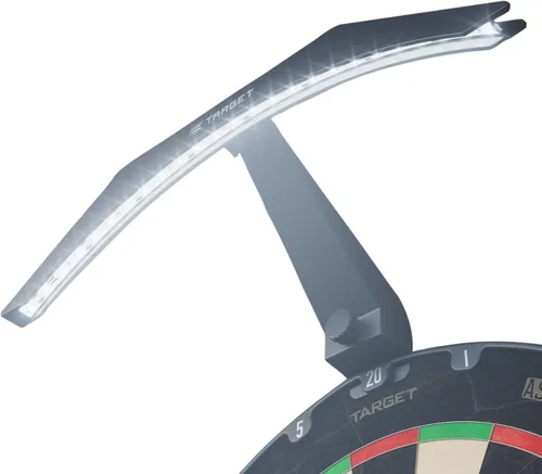 Target Darts Tablero de Dardos LED - Iluminación de Tablero de Dardos Brillante | Cable Extra Largo de 3m | Se Ajusta de Forma Segura a Todos los