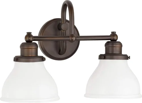 Miniatura 12 de Capital Lighting 621111PN-426 - Lámpara de pared de cristal transparente de mediados de siglo, 1 luz de 100 vatios, 10 pulgadas de alto x 6 pulgadas