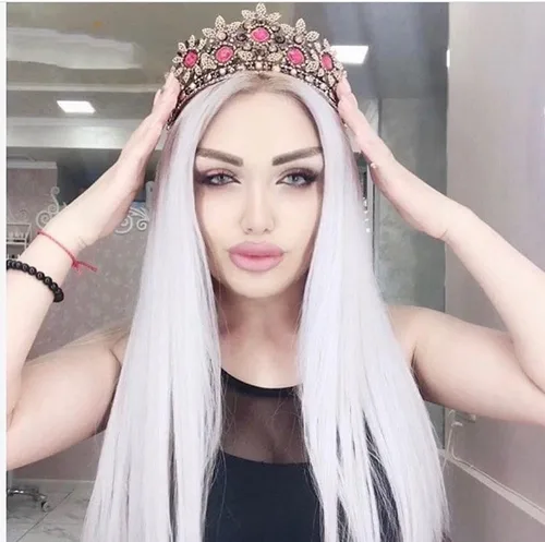 Miniatura 5 de hair jewelry crown tiaras for women Wedding Tiaras and Crowns Red Rhinestone Bridal Hair Jewelry Retro Crystal Women Headpiece Baroque Headdband