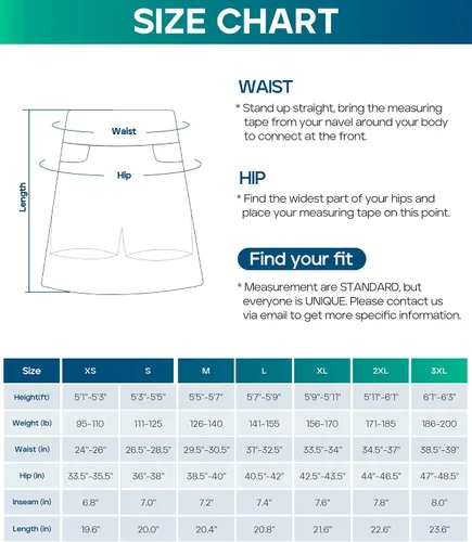 Miniatura 6 de Ewedoos Falda pantalón hasta la rodilla para mujer con 3 bolsillos, cintura alta, 20 pulgadas, falda de golf para mujer, falda de tenis atlética