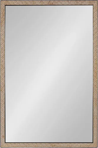 Miniatura 8 de Kate and Laurel Soniva - Espejo de pared rectangular tradicional, 18 x 24 pulgadas, dorado, espejo rectangular con marco global para uso como espejo