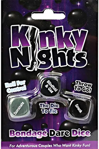 Miniatura 3 de Creative Conceptions Kinky Night Juego de dados para parejas para adultos. Escenarios estimulantes para tu cita nocturna, se burlan y juegan juntos