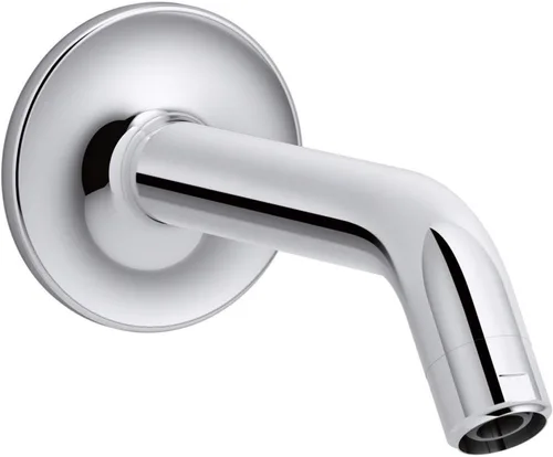KOHLER 933-CP Purist - Brazo de ducha y brida, accesorios de cabezal de ducha, conexión 1/2 - 14 NPT, se adapta a cualquier cabezal de ducha KOHLER