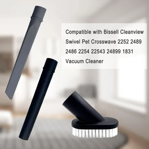 Miniatura 2 de Bvhonwe Accesorios de Aspiradora Kit de Limpieza Herramienta para Hendiduras+Varilla de Plástico+Cepillo para Polvo Compatible con Bissell Cleanview