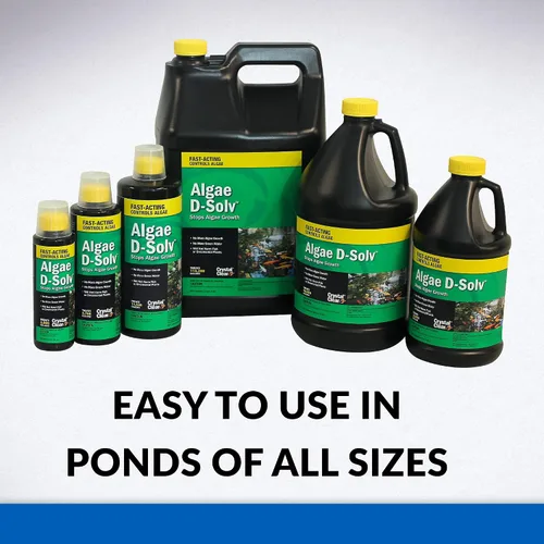 Miniatura 5 de CrystalClear Algae D-Solv - Alguicida de acción rápida registrado por la EPA, control de algas para fuentes y estanques al aire libre con koi