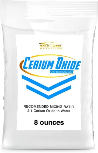 Miniatura 10 de Polvo de Reparación de Vidrio con Óxido de Cerio de Grado Óptico 16oz Reparación de Ventanas y Parabrisas de Vidrio Grado Óptico, para uso