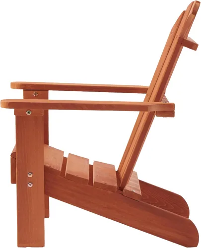 Miniatura 4 de Silla Adirondack en miniatura de madera maciza Hemlock, tumbona compacta para patio al aire libre, resistente a la intemperie, asiento de hoguera