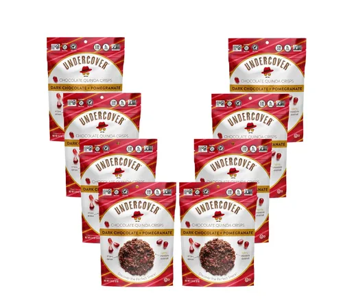 Miniatura 8 de Undercover - Patatas fritas de quinua de chocolate con leche y menta Paquete de 8, bolsas de 2 onzas Sin gluten, sin nueces, aptas