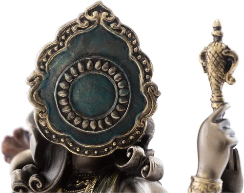 Miniatura 6 de Estatua de Ganesha bailando, bronce fundido en frío