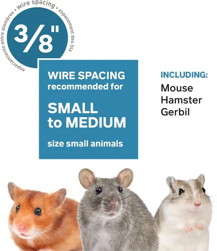 Miniatura 7 de Prevue Pet Products 528 Hogar Universal para Mascotas Pequeñas, Gris Oscuro