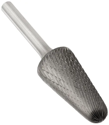 Miniatura 27 de Drill America SA-1 Rebaba de carburo/lima giratoria cilíndrica de doble corte para amoladora de troquel de 1/4" de diámetro x 5/8" de longitud