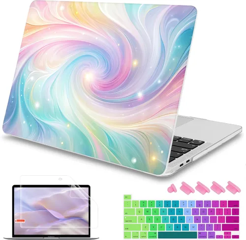 Miniatura 29 de Mektron Funda para MacBook Pro de 16 Pulgadas A2141 Versión 2019 con Pantalla Liquid Retina/Touch ID, Carcasa Rígida de Plástico con Funda