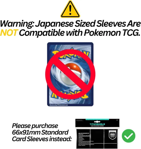 Miniatura 5 de TitanShield (150 funda/amarillo) - Fundas para tarjetas coleccionables de tamaño japonés para Yu-Gi-Oh, Cardfight! Vanguard y más