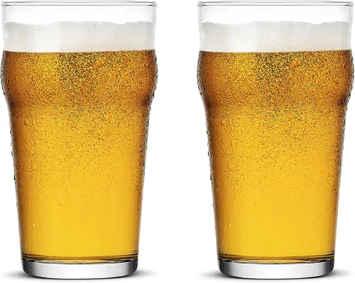Miniatura 9 de Vasos de pinta, vasos de cerveza británica de 20 onzas, vasos de cerveza artesanales clásicos, vasos de cerveza de alta calidad, vasos de cerveza