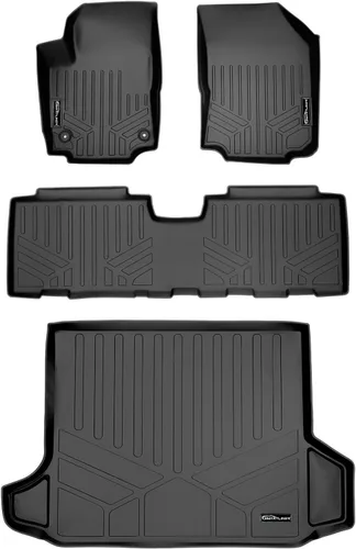 Miniatura 18 de SMARTLINER Juego de tapetes de piso de ajuste personalizado de 2 filas compatibles con Chevrolet Equinox 2018-2024