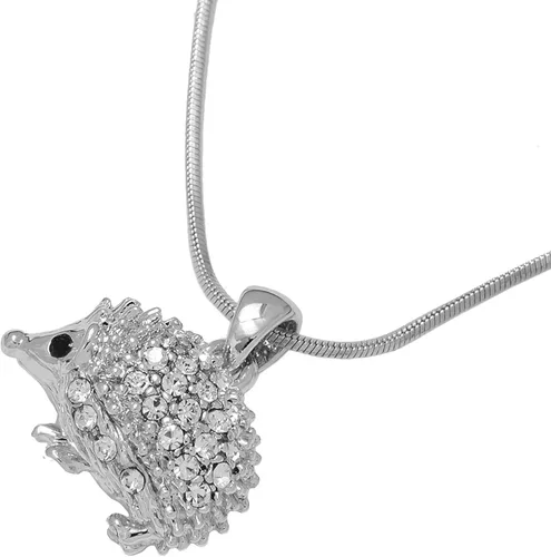 Miniatura 3 de Spinningdaisy Collar de erizo feliz brillante de cristal