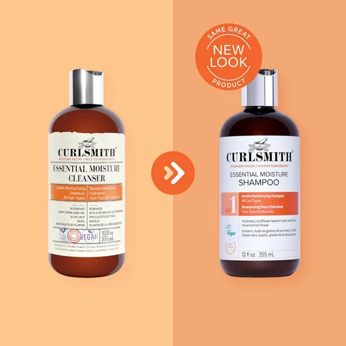 Miniatura 5 de CURLSMITH - Essential Moisture Cleanser, Gentle Nourishing Shampoo for Wavy, Curly and Coily Hair, Vegan