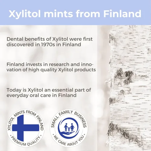 Miniatura 5 de Mentas de xilitol para el cuidado oral - Sabor bayas silvestres, 100% xilitol endulzado, caramelo sin azúcar, mentas dentales Happy Teeth