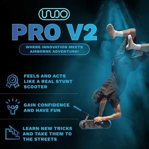 Miniatura 3 de in Do the Trick - Trick Scooter for Teenagers & Adults - 12 Years - Trampoline Scooter Ideal for Trampoline Stunt Exercises, Professionals &