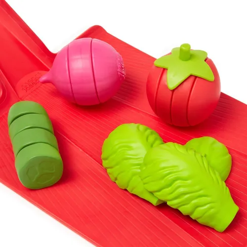 Miniatura 10 de Casdon Joseph Joseph Toys Chop2Pot - Juego de cocina súper seguro para niños con tabla de cortar plegable y comida de juego para picar - Para niños